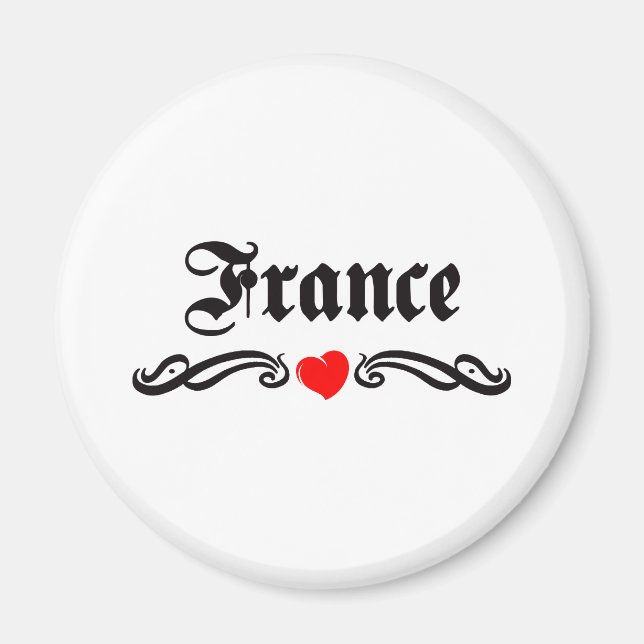 Aimant Style tatouage Finlande (Devant)