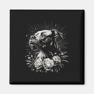 Aimant Style tatouage Lover American Staffordshire Terrie