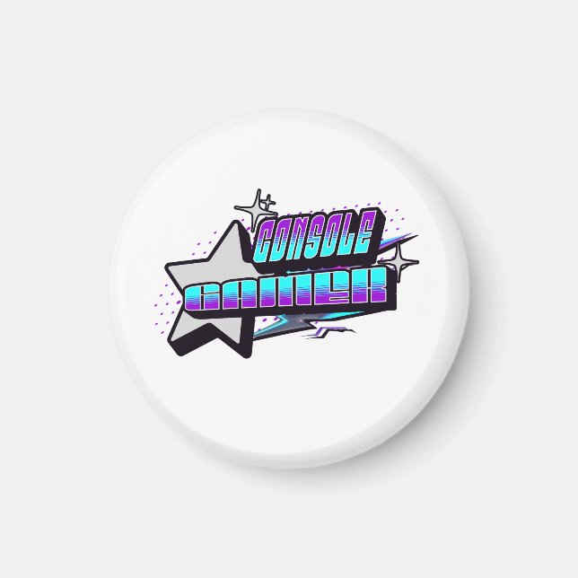 AIMANT STYLE Y2K DE CONSOLE GAMER (Devant)