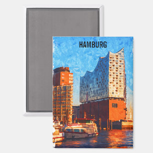 Aimant Stylising Hamburg Allemagne Elbphilharmonie Travel