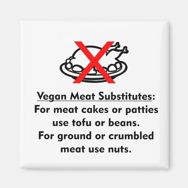 Aimant Substituts de viande végétale (Devant)