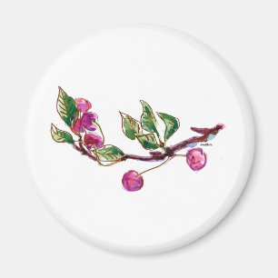 Aimant Succursale de cerise