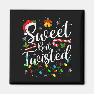 Aimant Sucré Mais Drôle De Noël Canne De Bonbon De Noël 