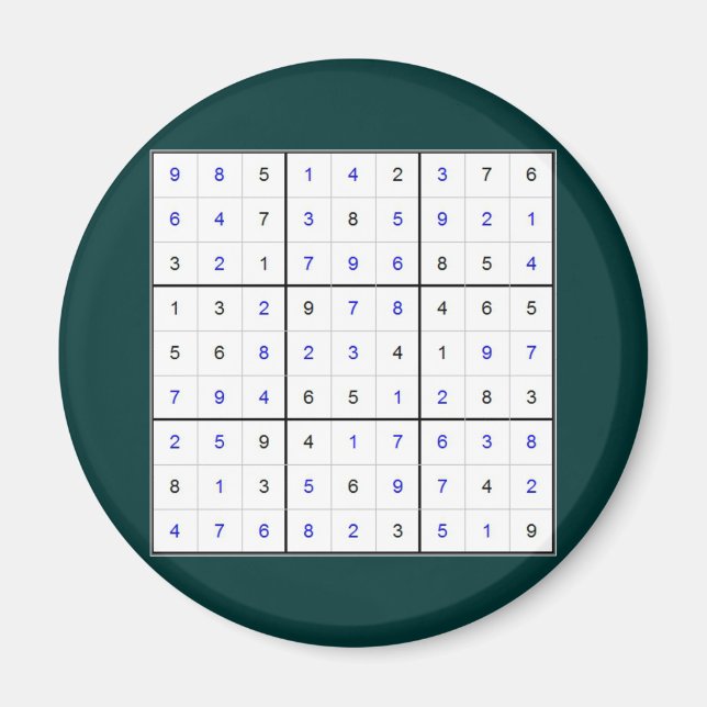 Aimant sudoku (Devant)