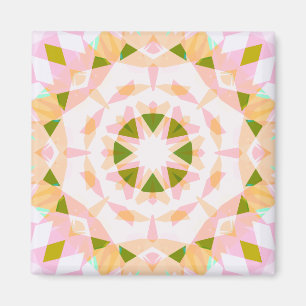 Aimant Sugar Rose Printemps Green Star Dopamine Décor Art
