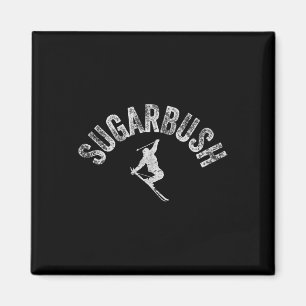 Aimant Sugarbush Ski Vintage Vermont Ski Cool Skier Wi-Fi