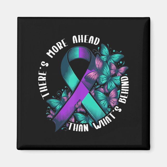 Aimant Suicide Awareness Suicide Prevention Suprt Survivo (Devant)