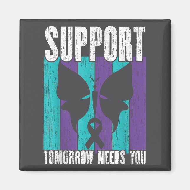 Aimant Suicide Prevention Suprt Tomorrow _ I For Suprters (Devant)