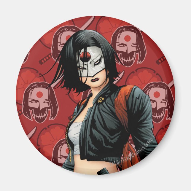 Aimant Suicide Squad | Katana Comic Book Art (Devant)