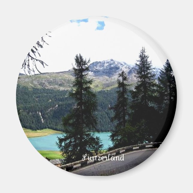 Aimant Suisse, beaux paysages (Devant)