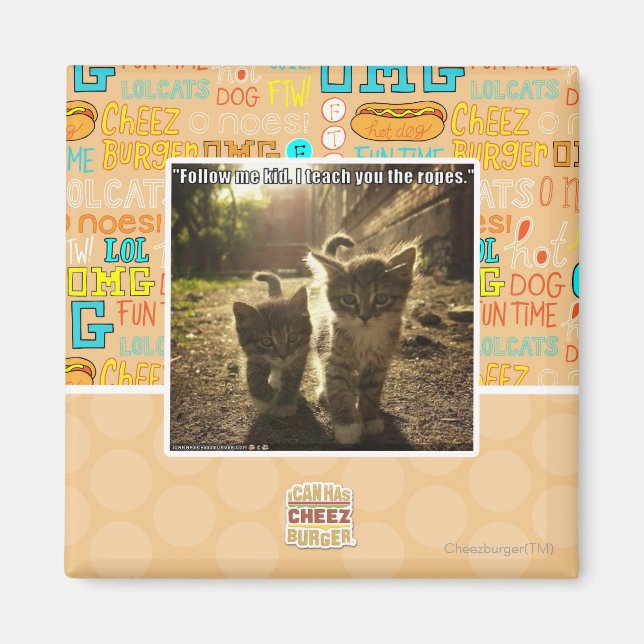 Aimant Suivez-moi mon enfant (Devant)