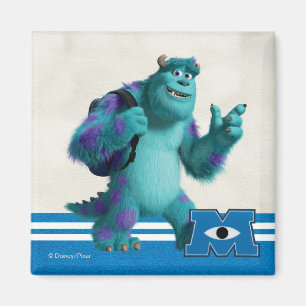 Aimant Sulley avec sac à dos