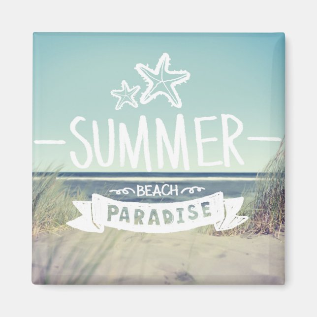 Aimant Summer Beach Paradise (Devant)