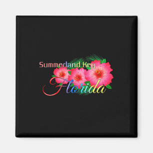 Aimant Summerland Key Florida Fleurs tropicales Famille V