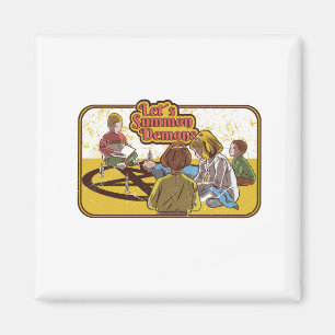 Aimant Summon Démons Rétro Horreur Vintage