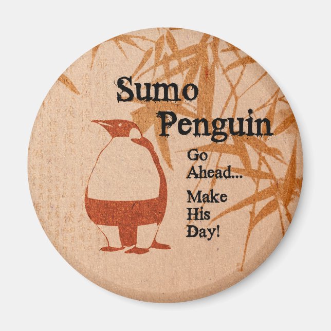Aimant Sumo Penguin (Devant)