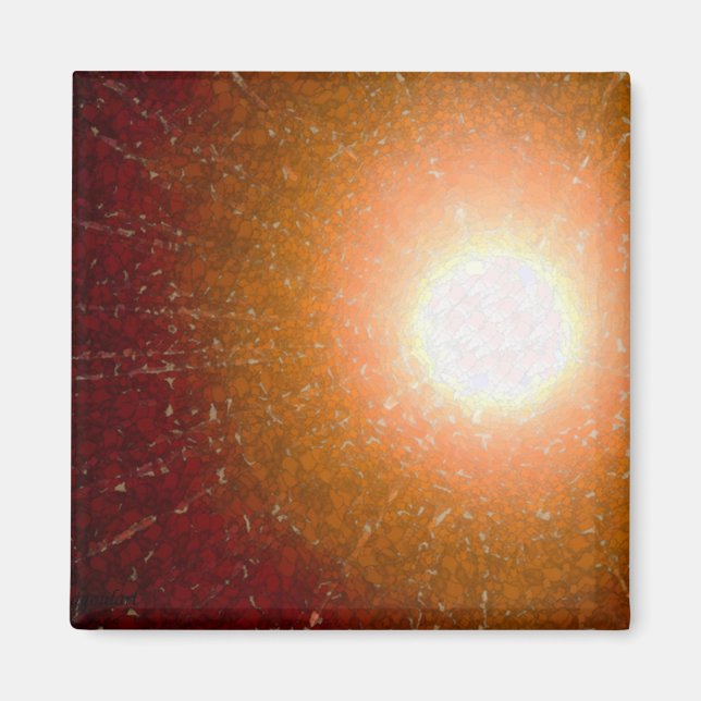 Aimant Sun Mosaic (Devant)