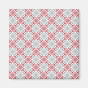 Aimant SUN traditionnel letton motif géométrique III