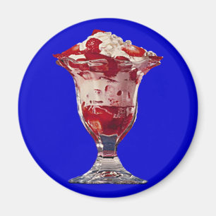 Aimant Sundae aux fraises