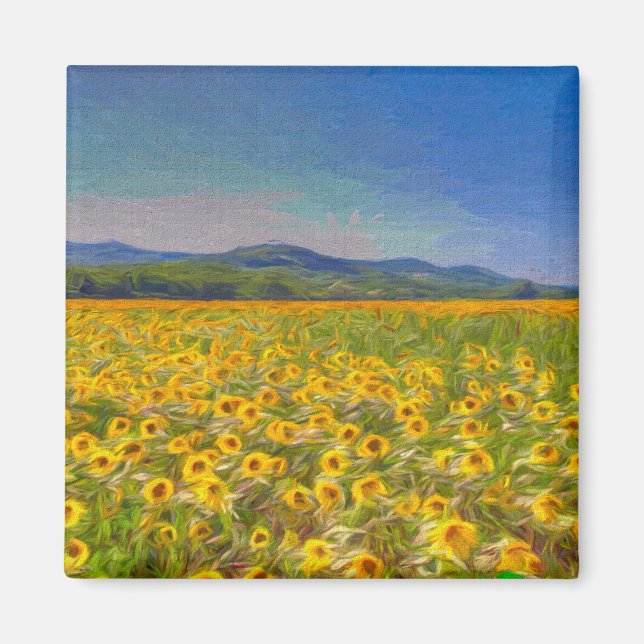 Aimant Sunflower Dreams Art (Devant)