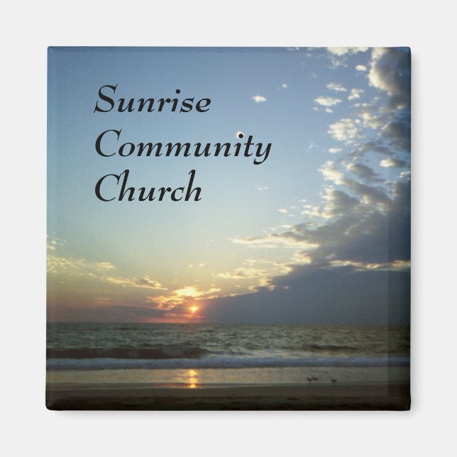 Aimant Sunrise, Outerbanks, NC (Devant)