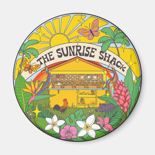 Aimant Sunrise Shack (Devant)