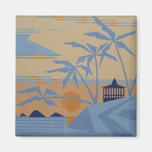 Aimant SUNSET POLYNÉSIEN