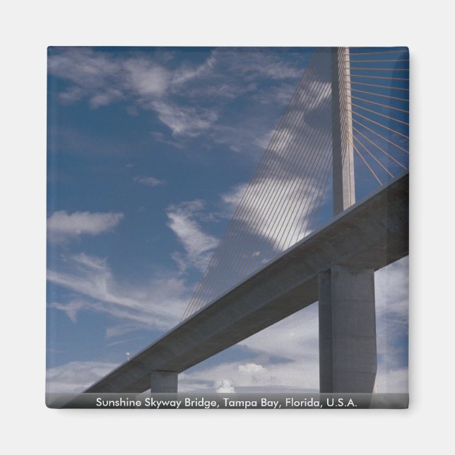 Aimant Sunshine Skyway Bridge, Tampa Bay, Floride, États- (Devant)