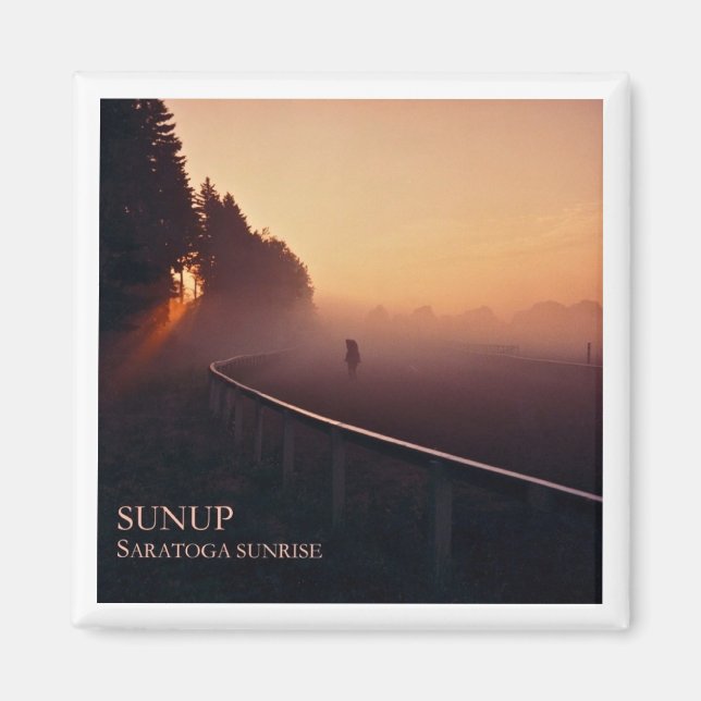 Aimant Sunup's Saratoga Sunrise Cover (Devant)