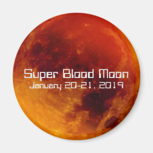 Aimant Super Blood Moon Eclipse 2019