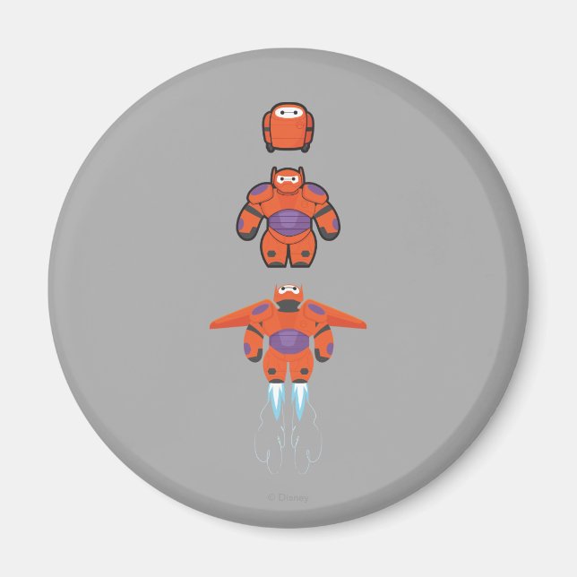 Aimant Super costume Baymax Orange (Devant)