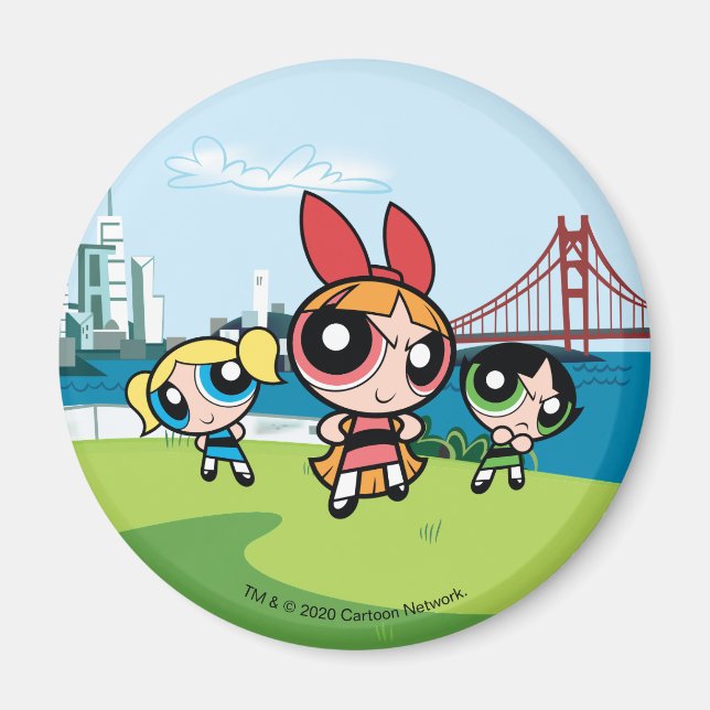 Aimant Super Fierce Powerpuff Girls (Devant)