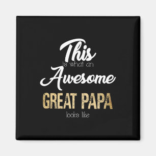 Aimant Super Grand Papa spécial Grand Grand Grand Grand P