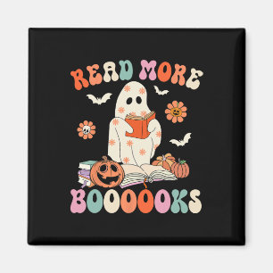 Aimant Super Lire Plus Livres Joli Ghost Boo Funny Hallow