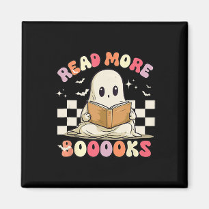 Aimant Super Lire Plus Livres Joli Ghost Boo Funny Hallow