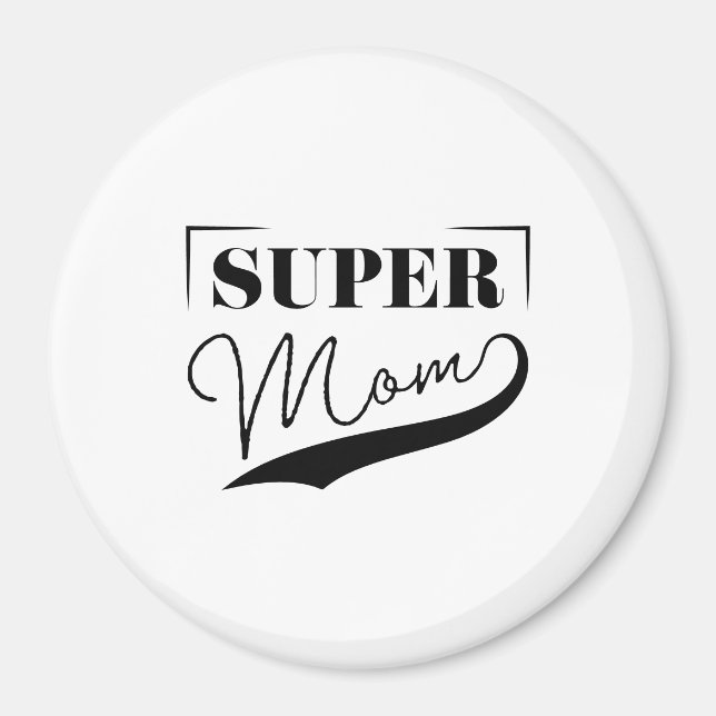 Aimant Super Maman (Devant)
