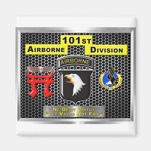 Aimant Super nouvelle conception de la 101e division aéro (Devant)