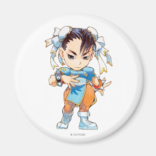 Aimant Super Puzzle Fighter II Turbo Chun-Li