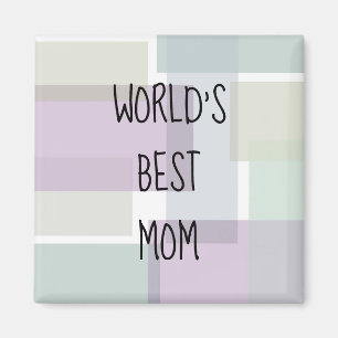 Aimant Super Retro Green Dusty Blue Floral