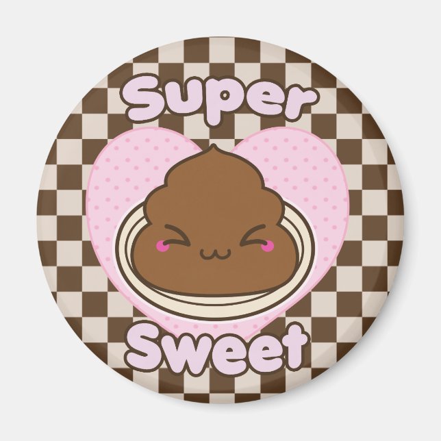 Aimant Super Sweet Milk Chocolate Poo (Devant)