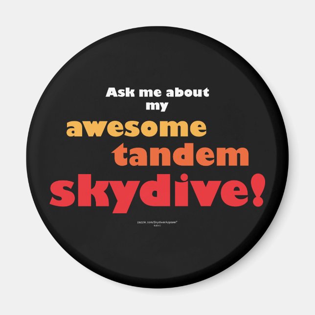 Aimant Super Tandem Skydive (Devant)