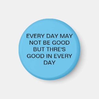 Aimant Superbe Bleu Doux Superbe Avec Texte