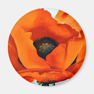 Aimant Superbe Georgia O'Keeffe Red Poppy