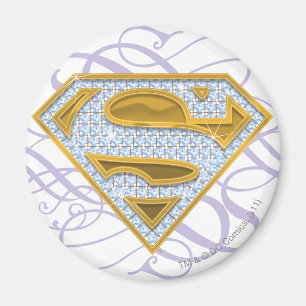 Aimant Supergirl Bijoux bleu 2