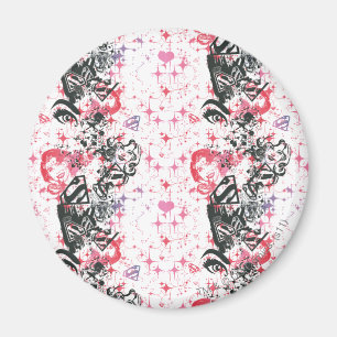 Aimant Supergirl Collage Motif