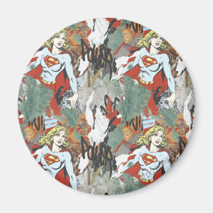 Aimant Supergirl Comic Capers Pattern 8