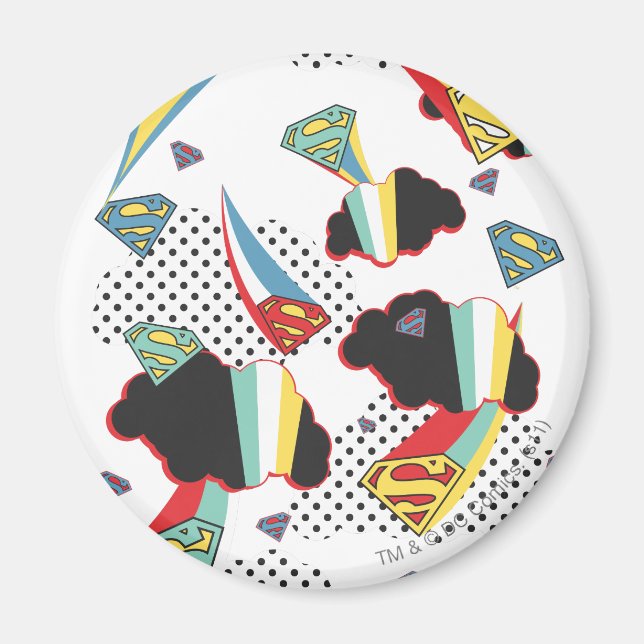 Aimant Supergirl Crazy Sky (Devant)