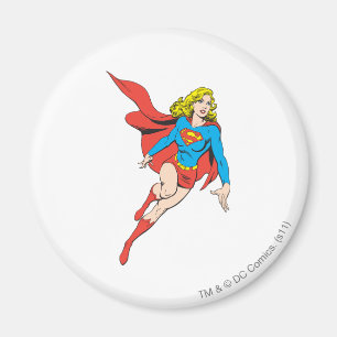 Aimant Supergirl en mouvement