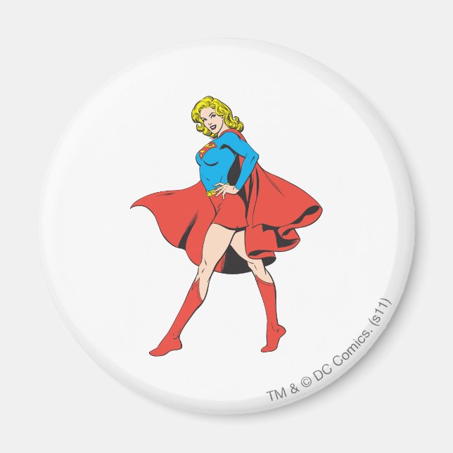 Aimant Supergirl frappe un poteau (Devant)