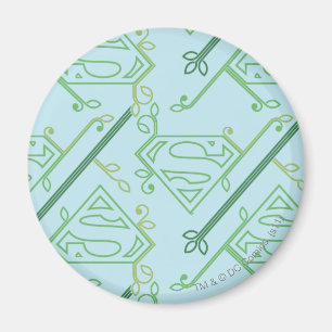 Aimant Supergirl Green Vine Logo Motif